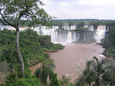 Foto der Wasserfälle Iguazu